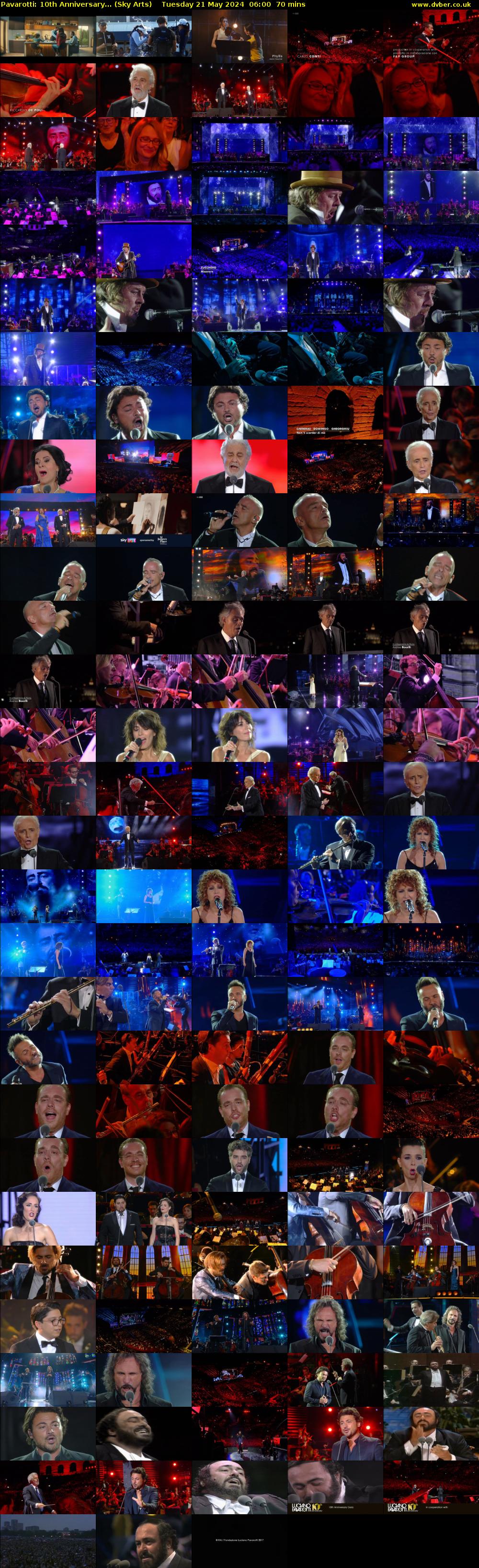 Pavarotti: 10th Anniversary... (Sky Arts) Tuesday 21 May 2024 06:00 - 07:10
