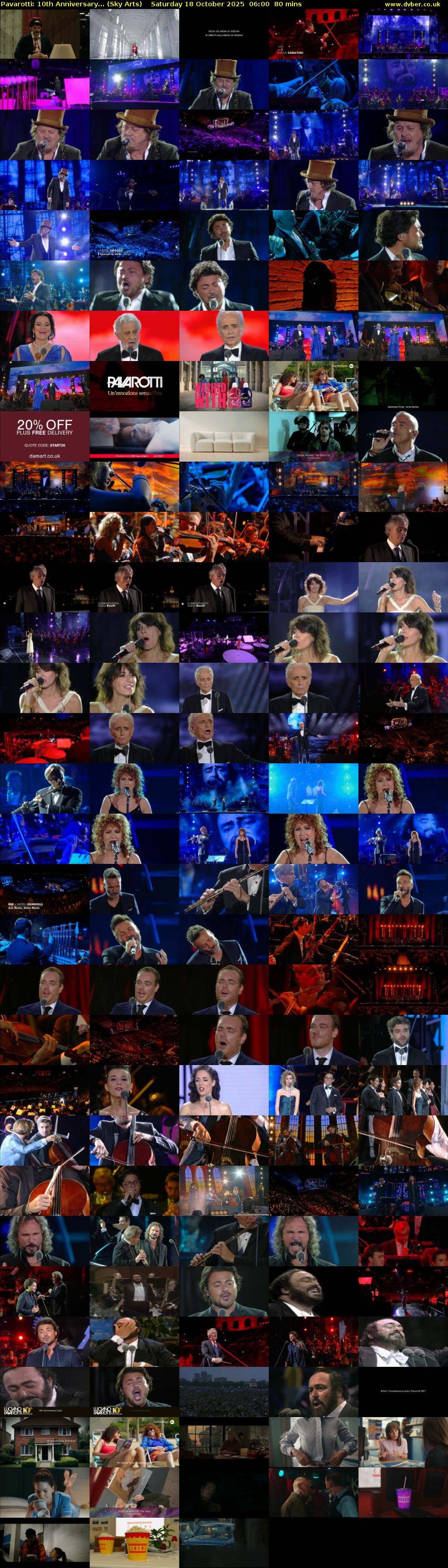 Pavarotti: 10th Anniversary... (Sky Arts) Saturday 18 October 2025 06:00 - 07:20