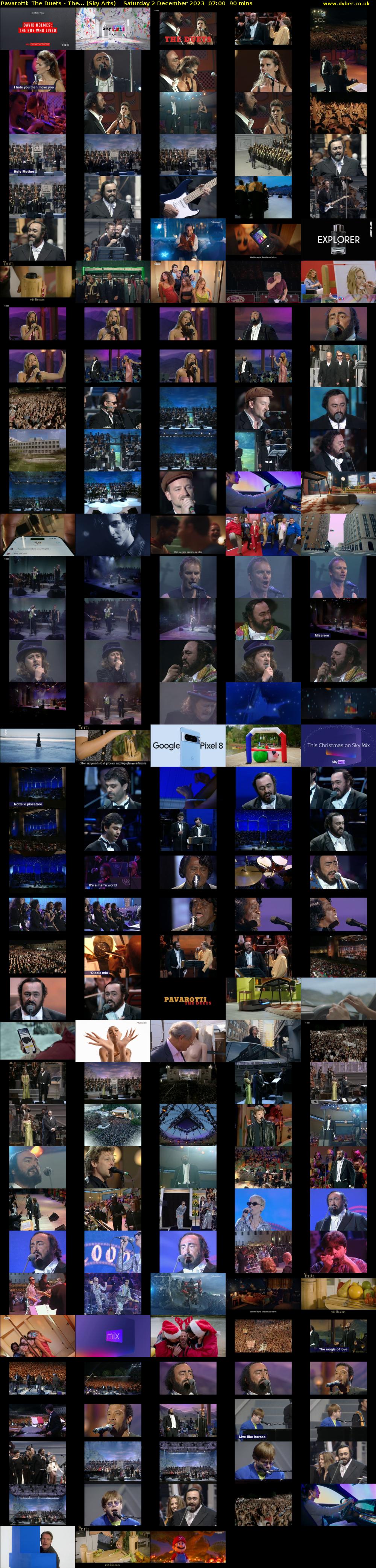 Pavarotti: The Duets - The... (Sky Arts) Saturday 2 December 2023 07:00 - 08:30