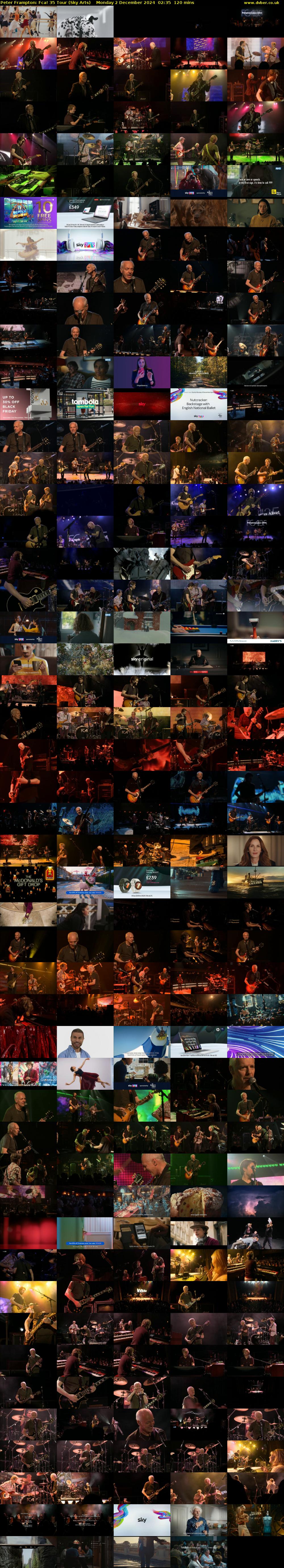 Peter Frampton: Fca! 35 Tour (Sky Arts) Monday 2 December 2024 02:35 - 04:35