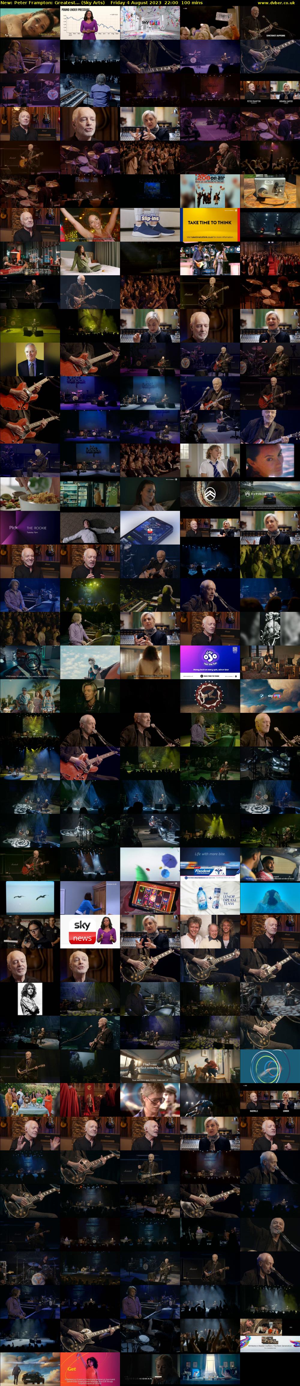 Peter Frampton: Greatest... (Sky Arts) Friday 4 August 2023 22:00 - 23:40