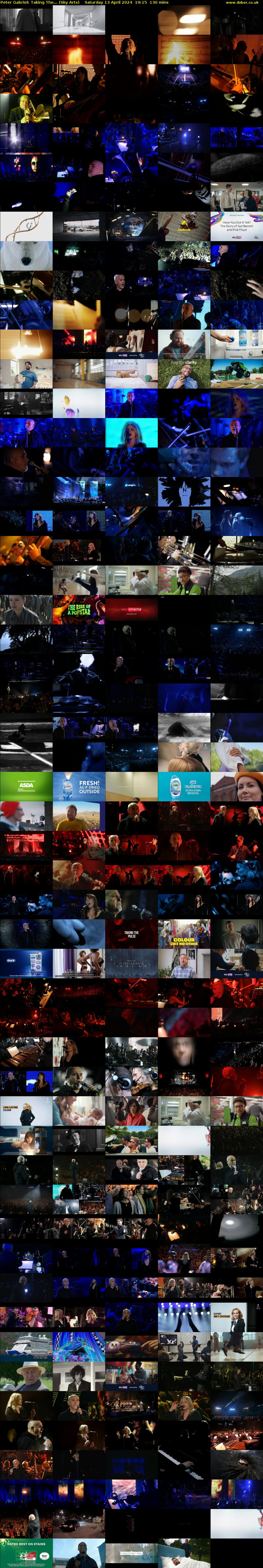 Peter Gabriel: Taking The... (Sky Arts) Saturday 13 April 2024 19:15 - 21:25