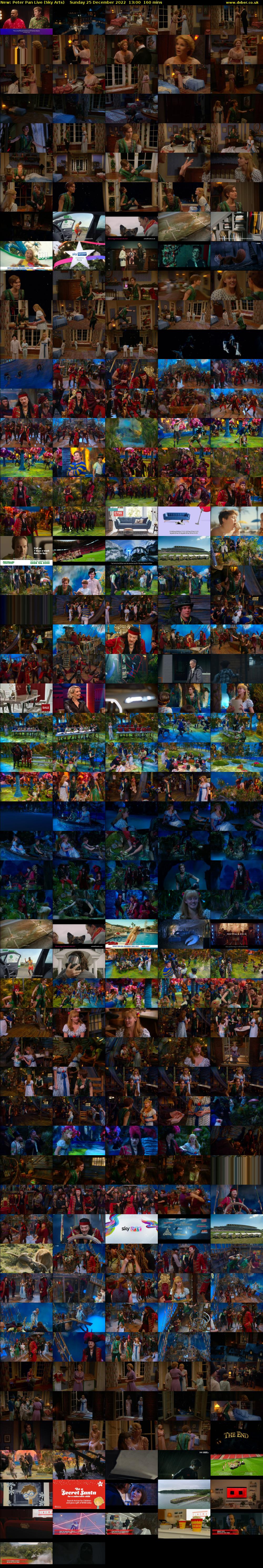 Peter Pan Live (Sky Arts) Sunday 25 December 2022 13:00 - 15:40