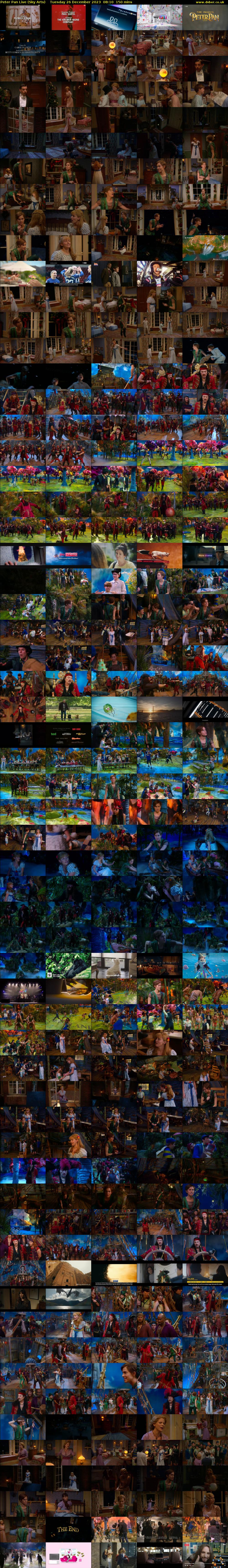 Peter Pan Live (Sky Arts) Tuesday 26 December 2023 08:10 - 10:40