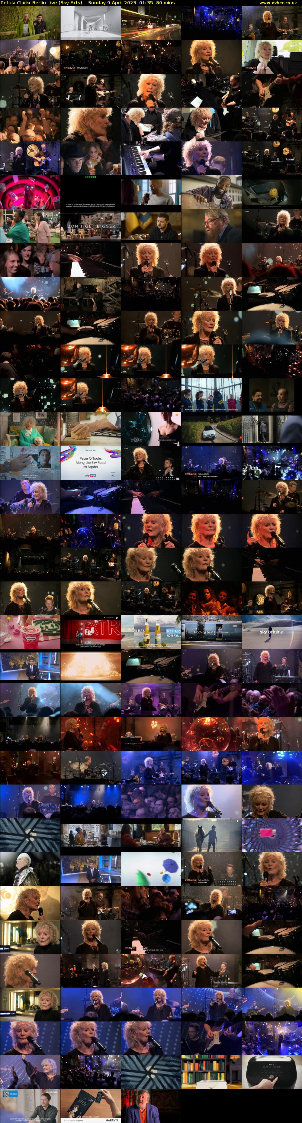 Petula Clark: Berlin Live (Sky Arts) Sunday 9 April 2023 01:35 - 02:55