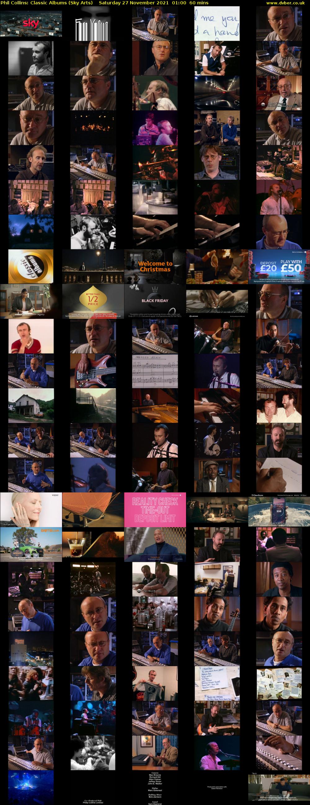 Phil Collins: Classic Albums (Sky Arts) Saturday 27 November 2021 01:00 - 02:00