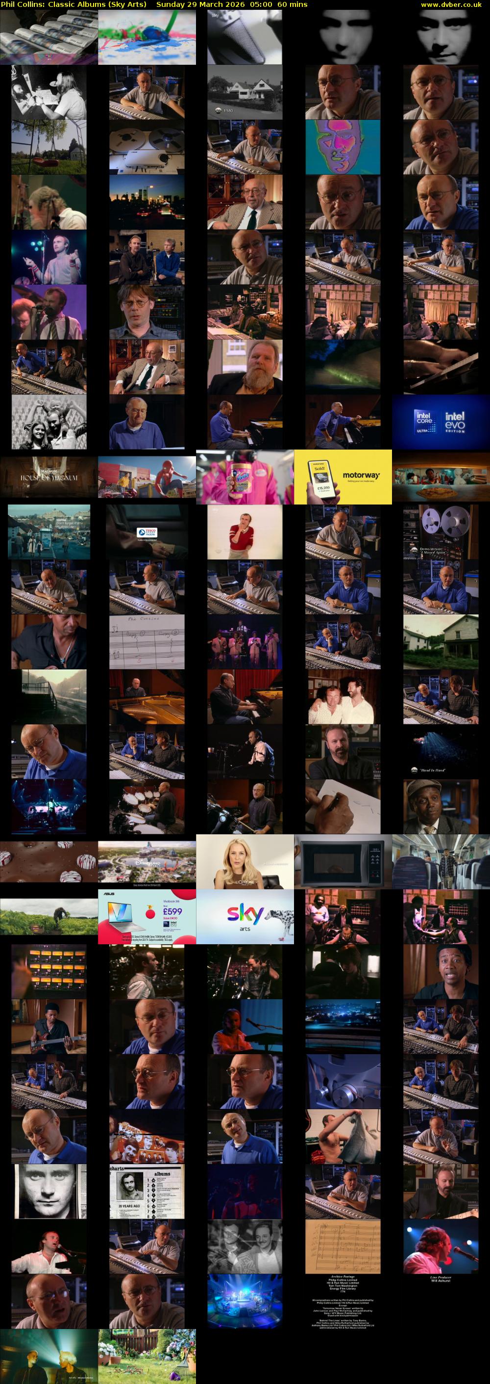 Phil Collins: Classic Albums (Sky Arts) Sunday 29 March 2026 05:00 - 06:00