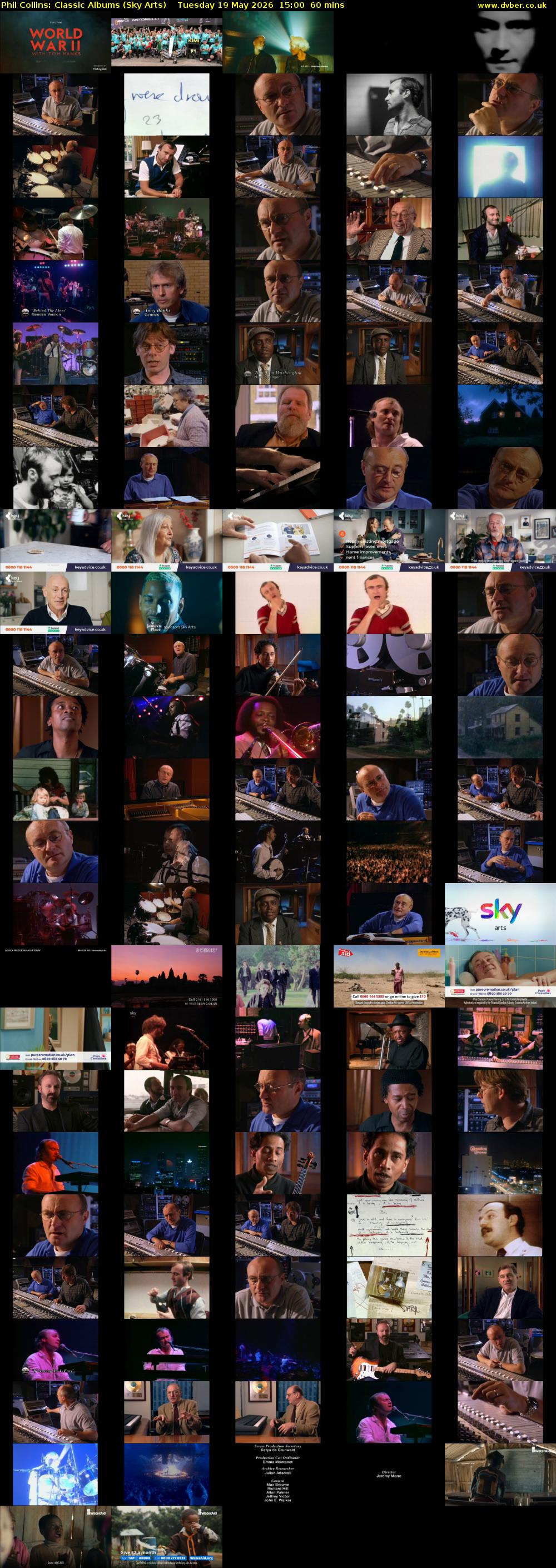 Phil Collins: Classic Albums (Sky Arts) Tuesday 19 May 2026 15:00 - 16:00