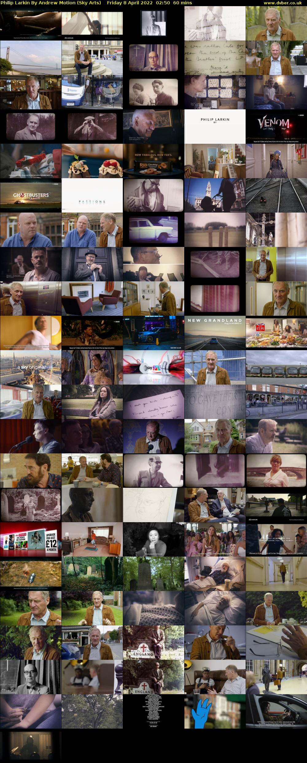 Philip Larkin By Andrew Motion (Sky Arts) Friday 8 April 2022 02:50 - 03:50