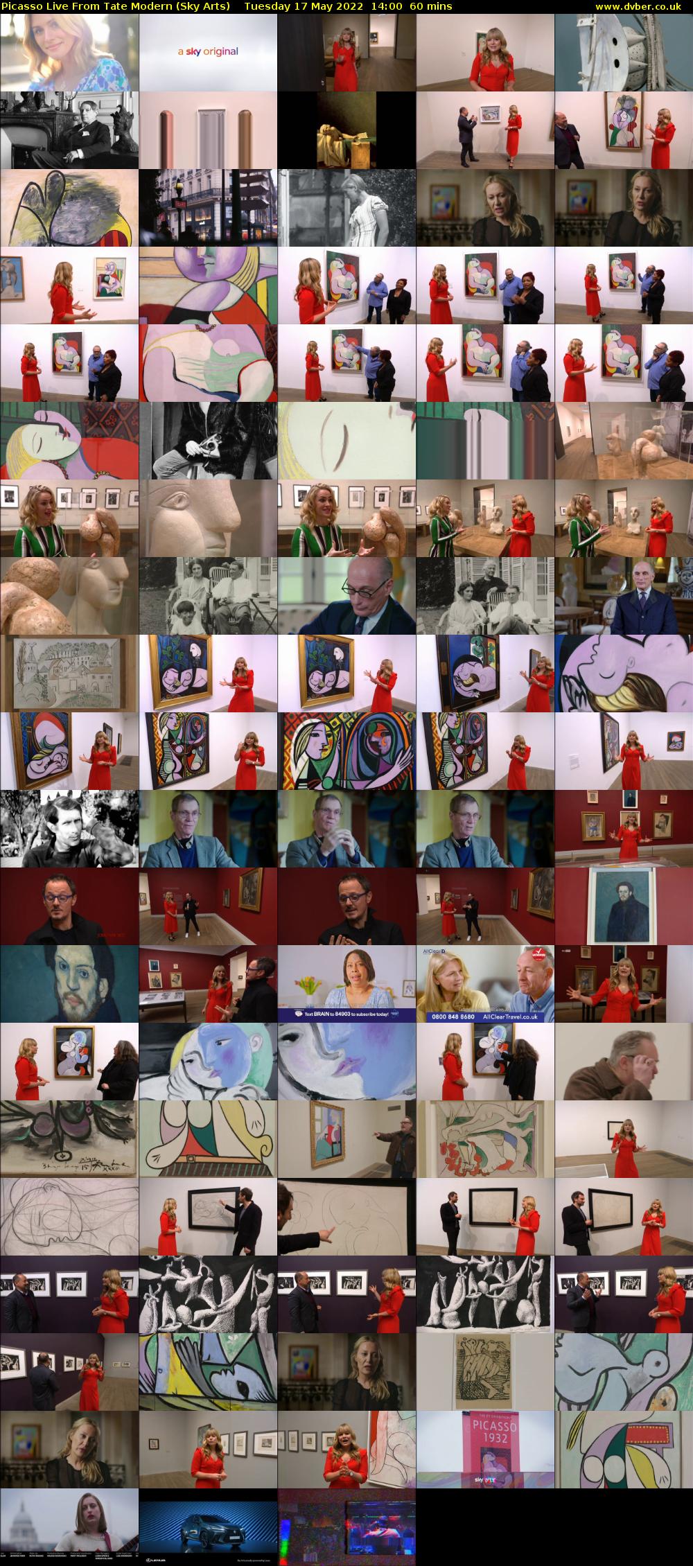 Picasso Live From Tate Modern (Sky Arts) Tuesday 17 May 2022 14:00 - 15:00