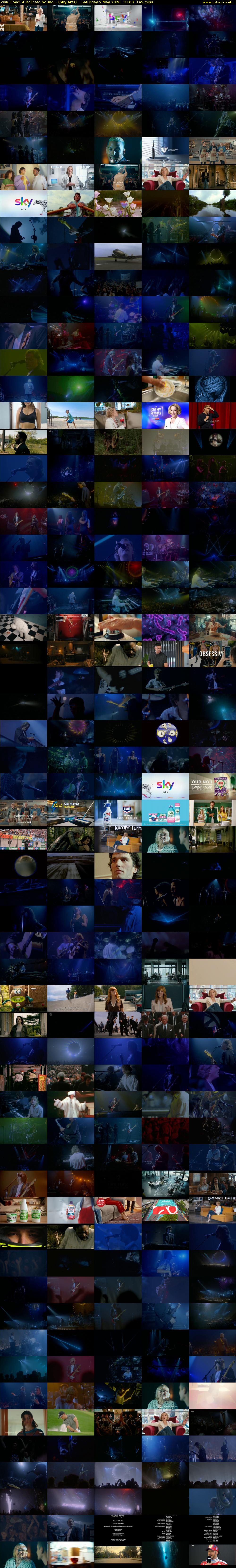 Pink Floyd: A Delicate Sound... (Sky Arts) Saturday 9 May 2026 18:00 - 20:25