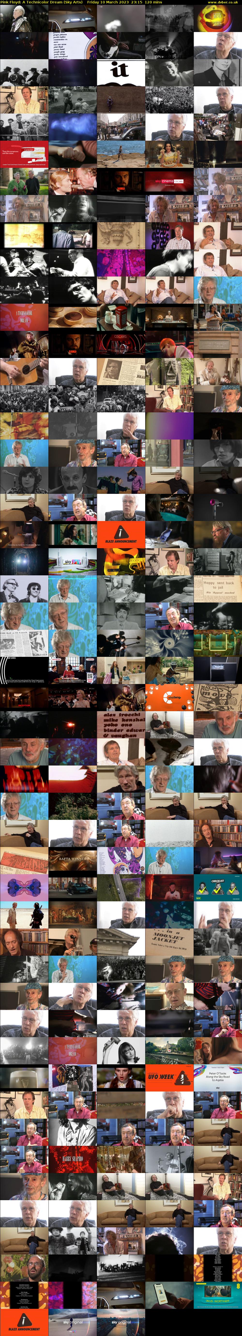 Pink Floyd: A Technicolor Dream (Sky Arts) Friday 10 March 2023 23:15 - 01:15