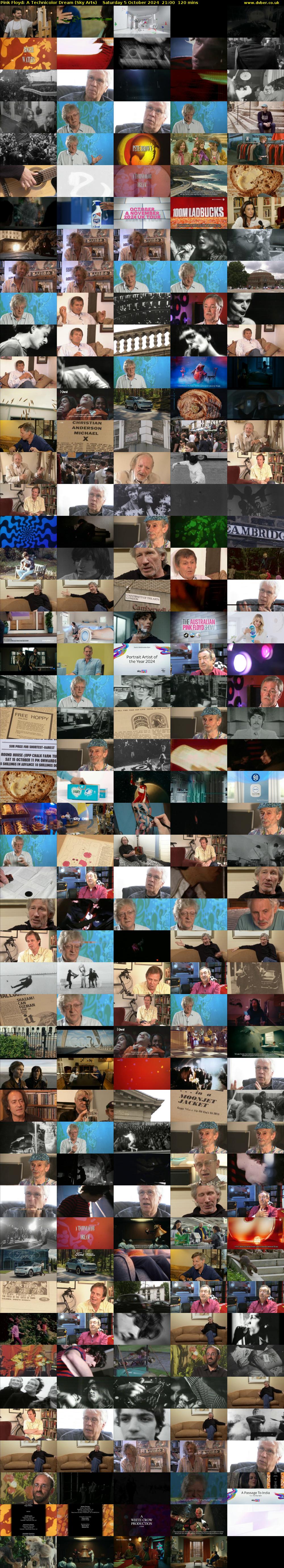 Pink Floyd: A Technicolor Dream (Sky Arts) Saturday 5 October 2024 21:00 - 23:00