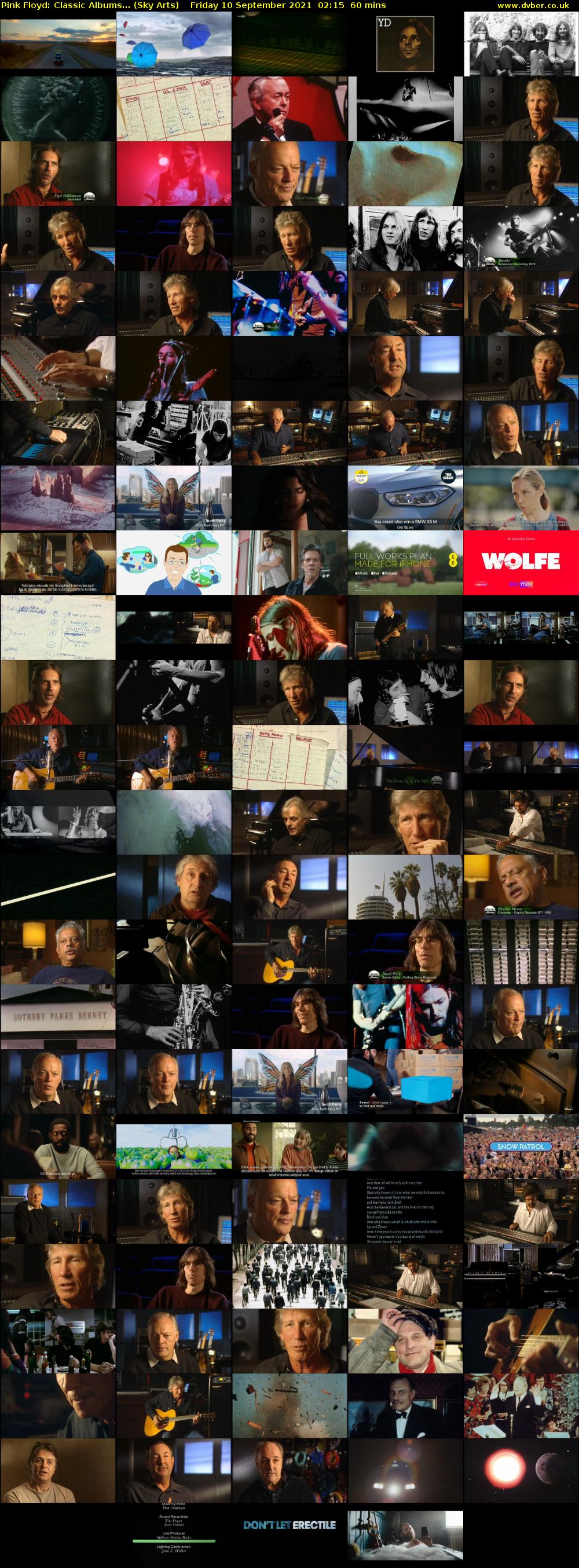 Pink Floyd: Classic Albums... (Sky Arts) Friday 10 September 2021 03:15 - 04:15
