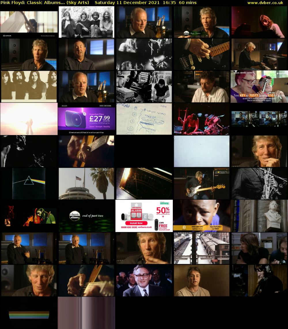 Pink Floyd: Classic Albums... (Sky Arts) Saturday 11 December 2021 16:35 - 17:35