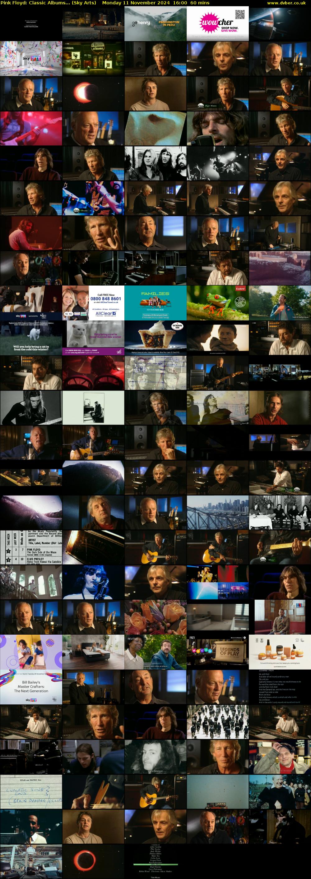 Pink Floyd: Classic Albums... (Sky Arts) Monday 11 November 2024 16:00 - 17:00
