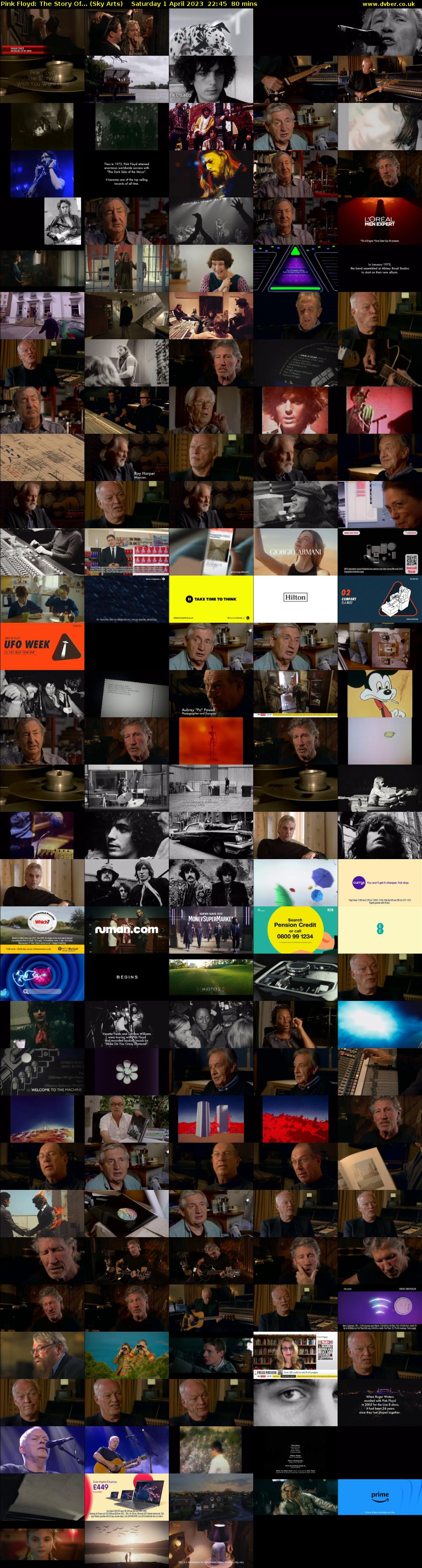 Pink Floyd: The Story Of... (Sky Arts) Saturday 1 April 2023 22:45 - 00:05
