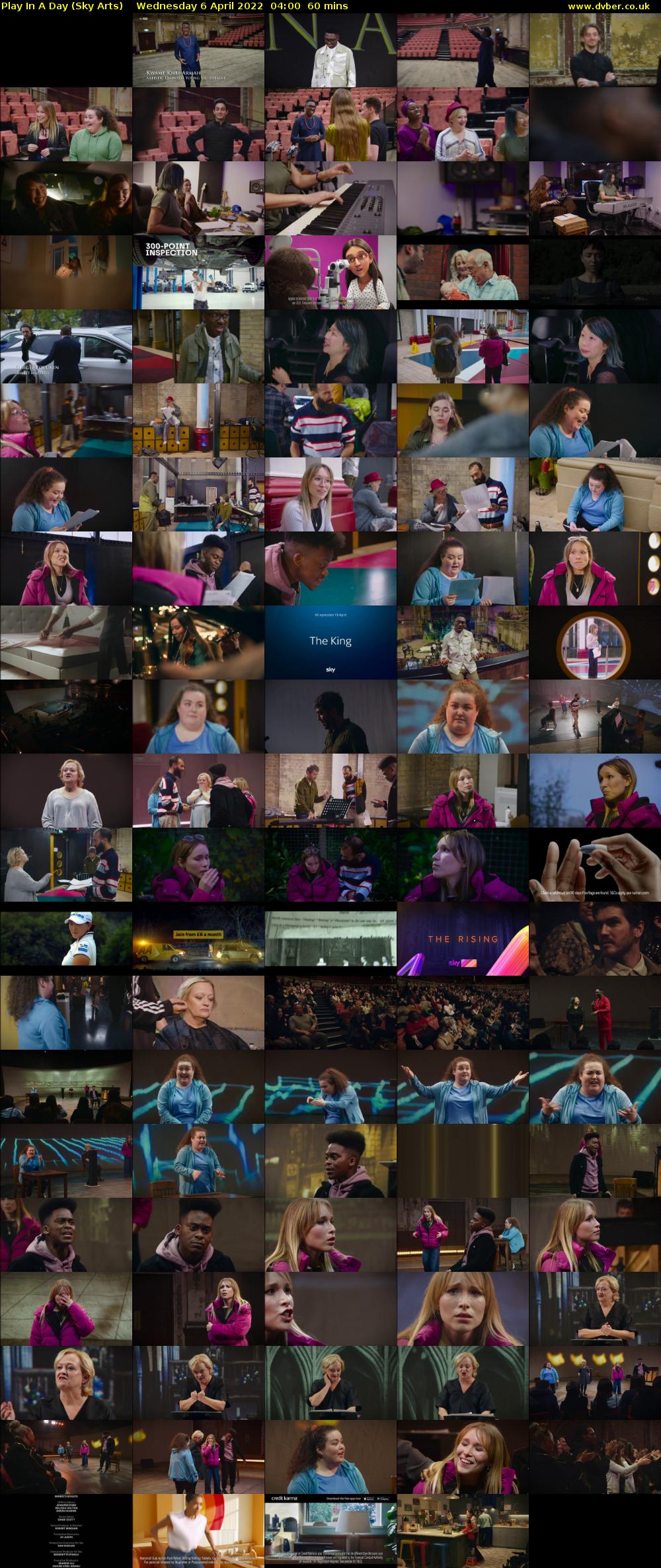 Play In A Day (Sky Arts) Wednesday 6 April 2022 04:00 - 05:00