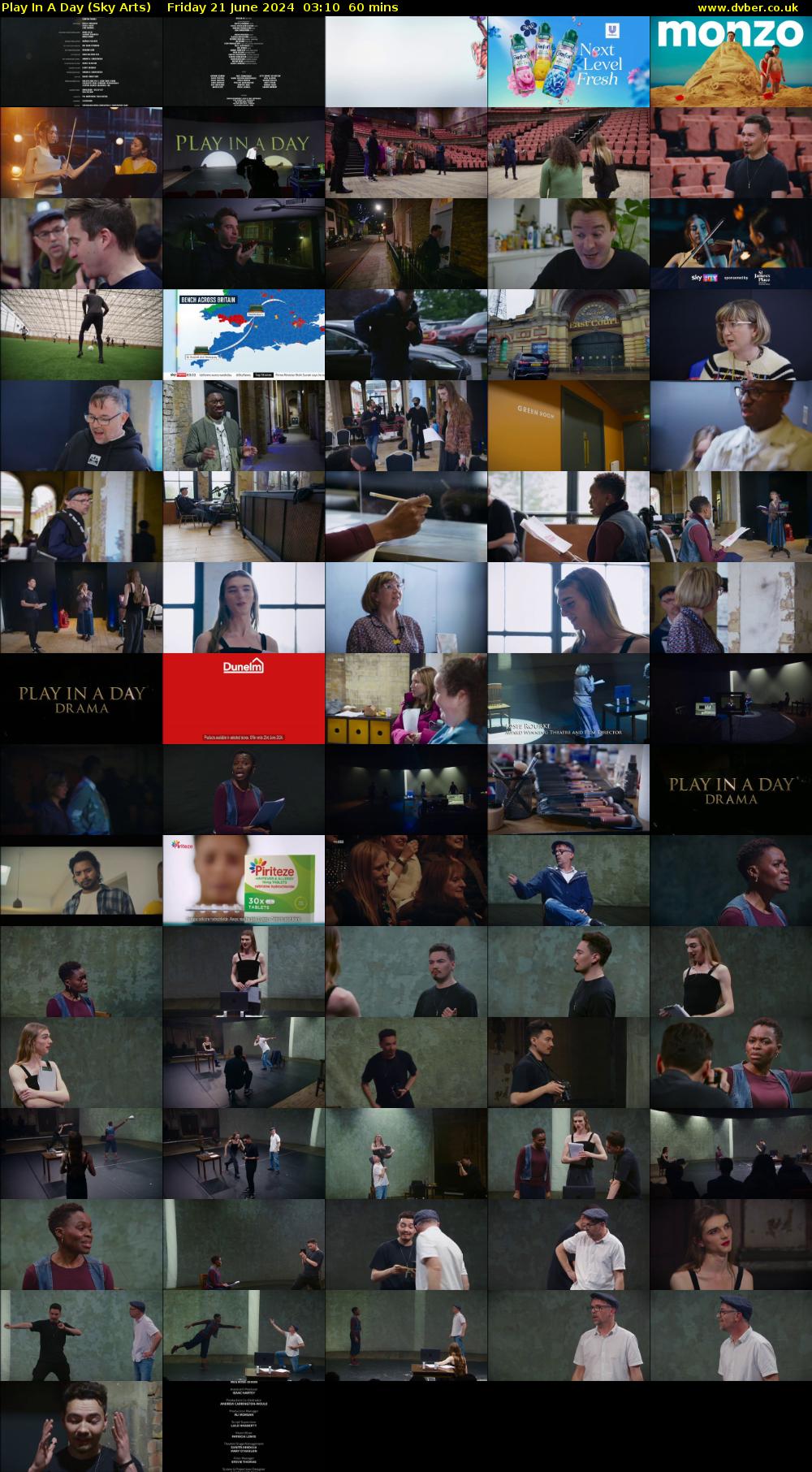 Play In A Day (Sky Arts) Friday 21 June 2024 03:10 - 04:10