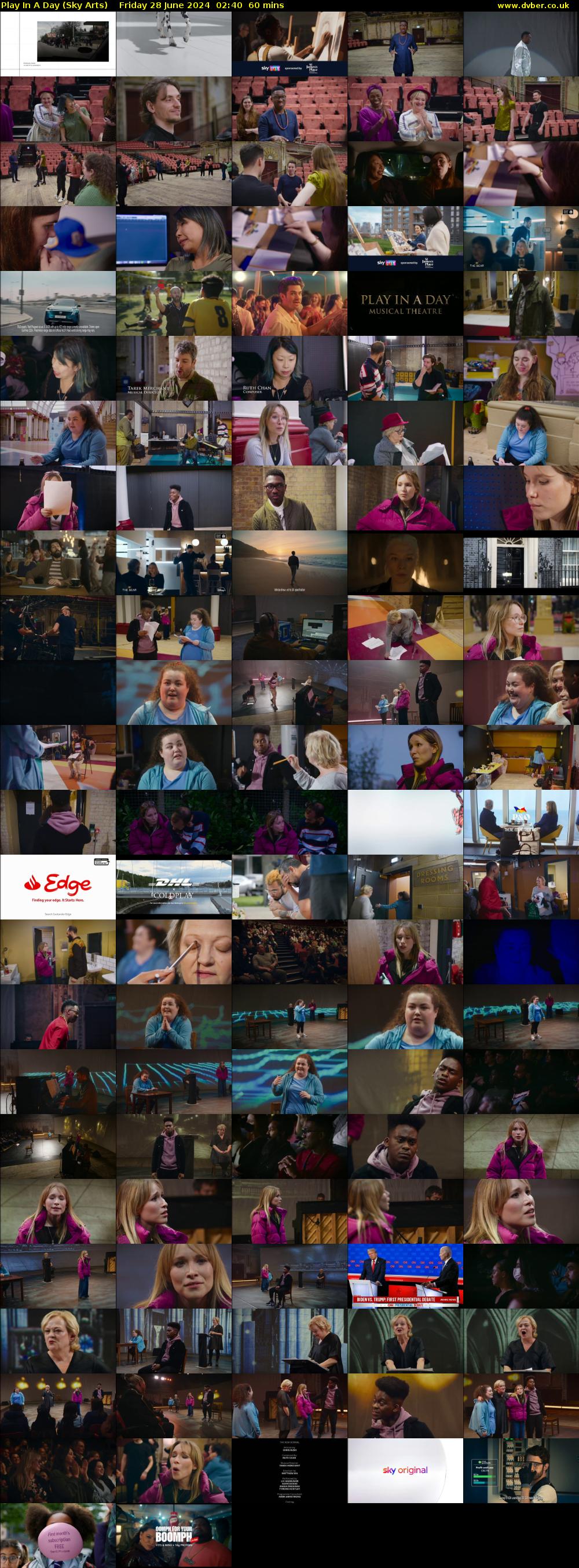 Play In A Day (Sky Arts) Friday 28 June 2024 02:40 - 03:40