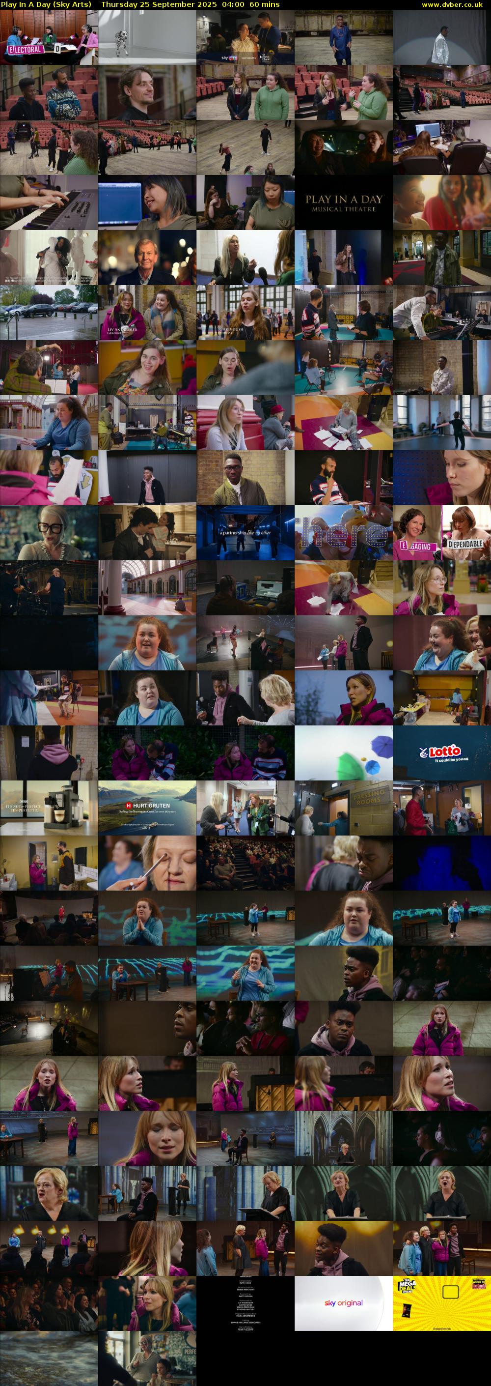 Play In A Day (Sky Arts) Thursday 25 September 2025 04:00 - 05:00