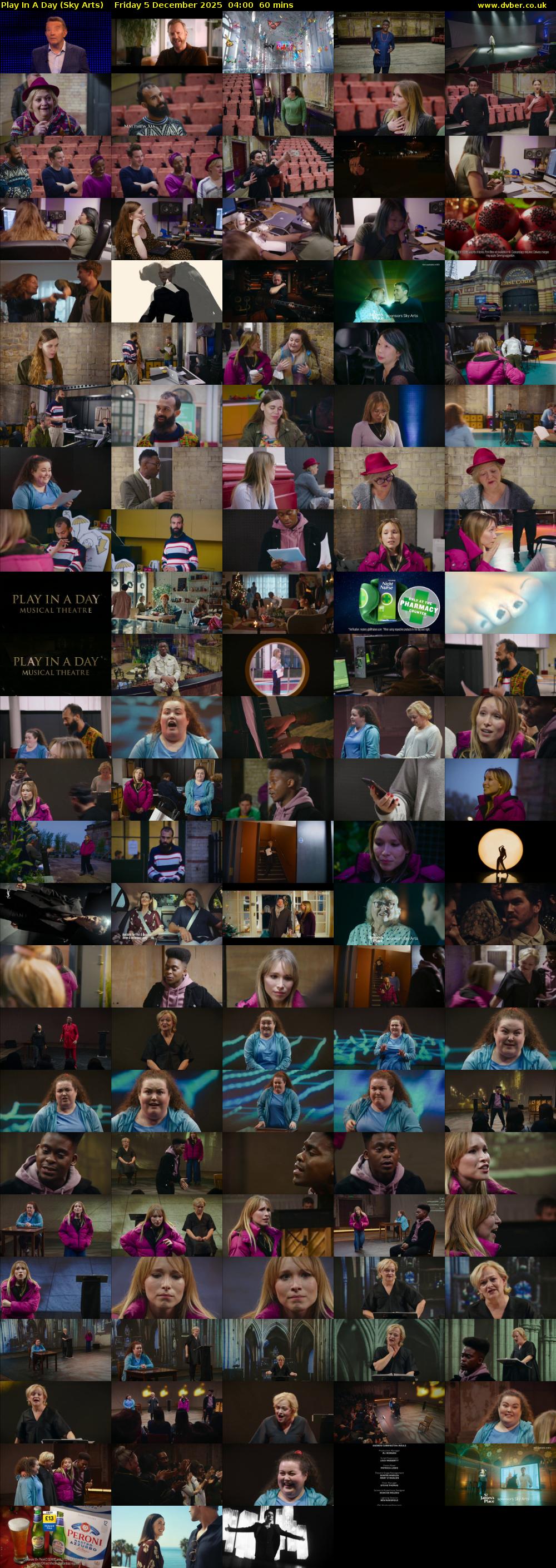 Play In A Day (Sky Arts) Friday 5 December 2025 04:00 - 05:00