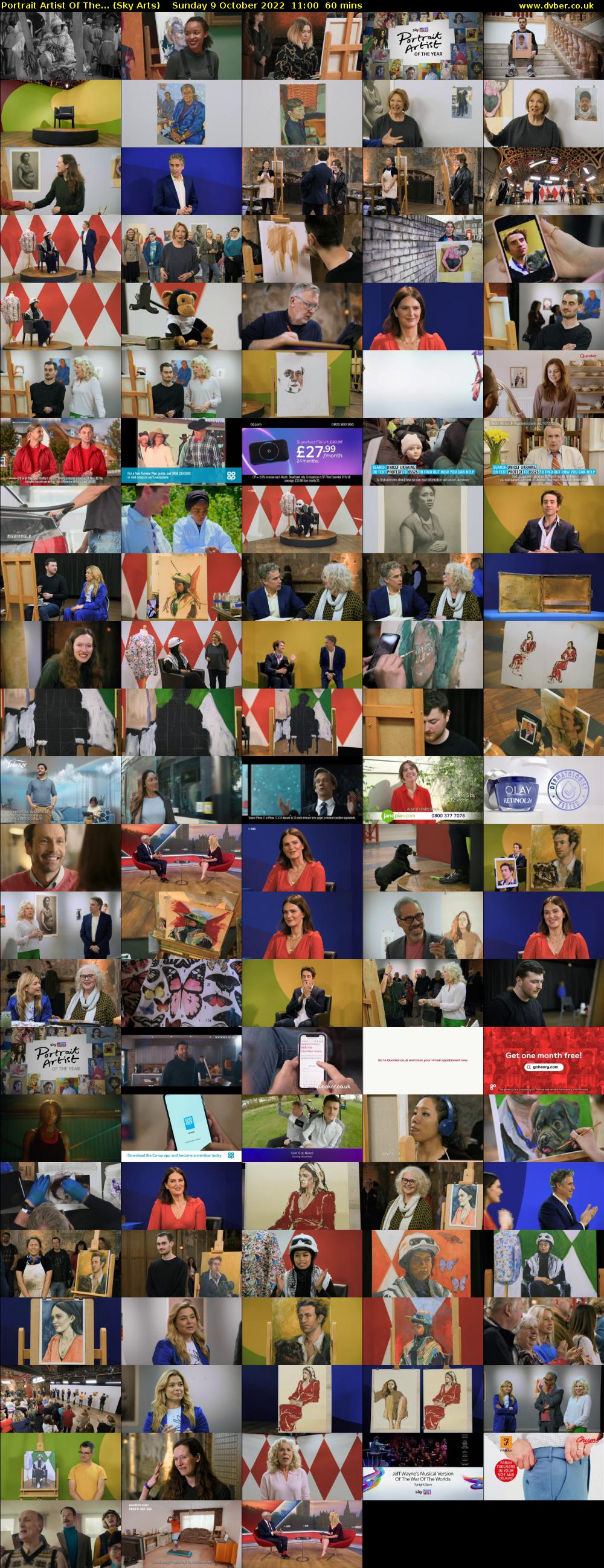 Portrait Artist Of The... (Sky Arts) Sunday 9 October 2022 11:00 - 12:00