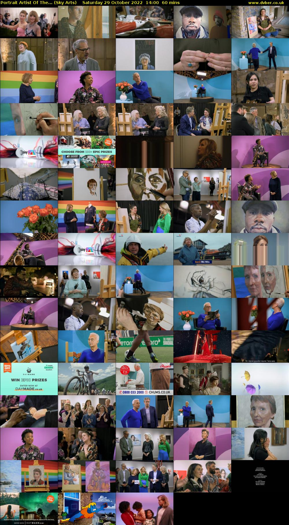 Portrait Artist Of The... (Sky Arts) Saturday 29 October 2022 14:00 - 15:00