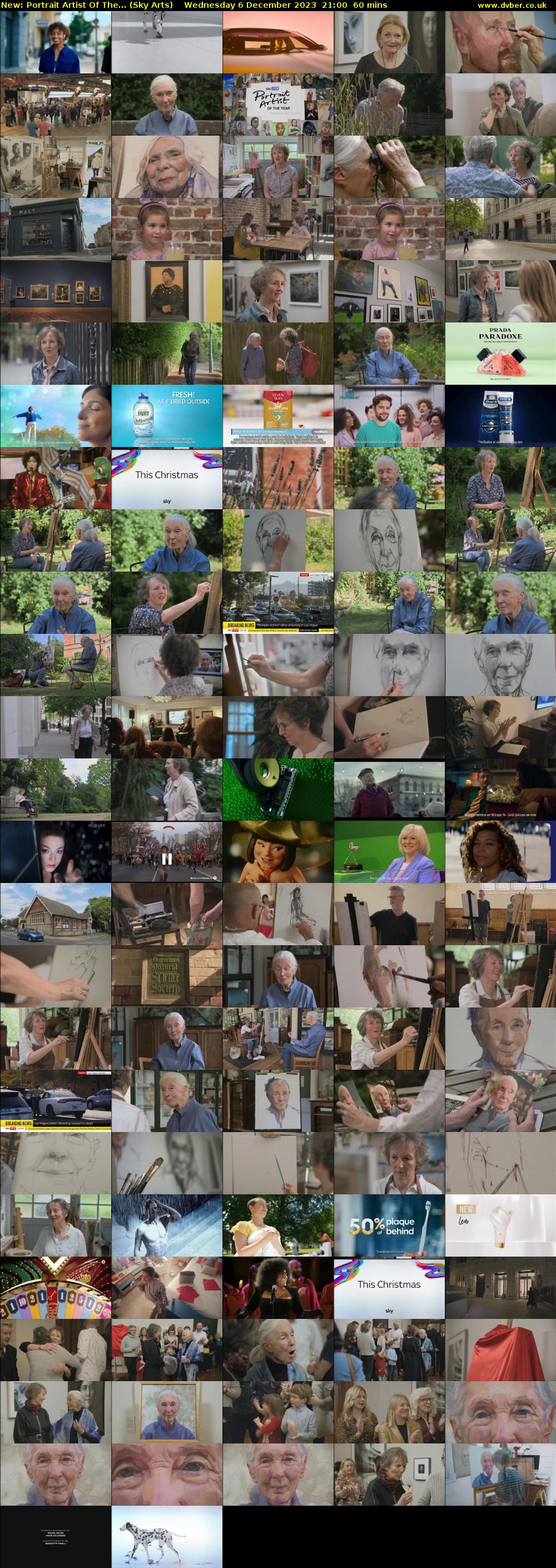 Portrait Artist Of The... (Sky Arts) Wednesday 6 December 2023 21:00 - 22:00