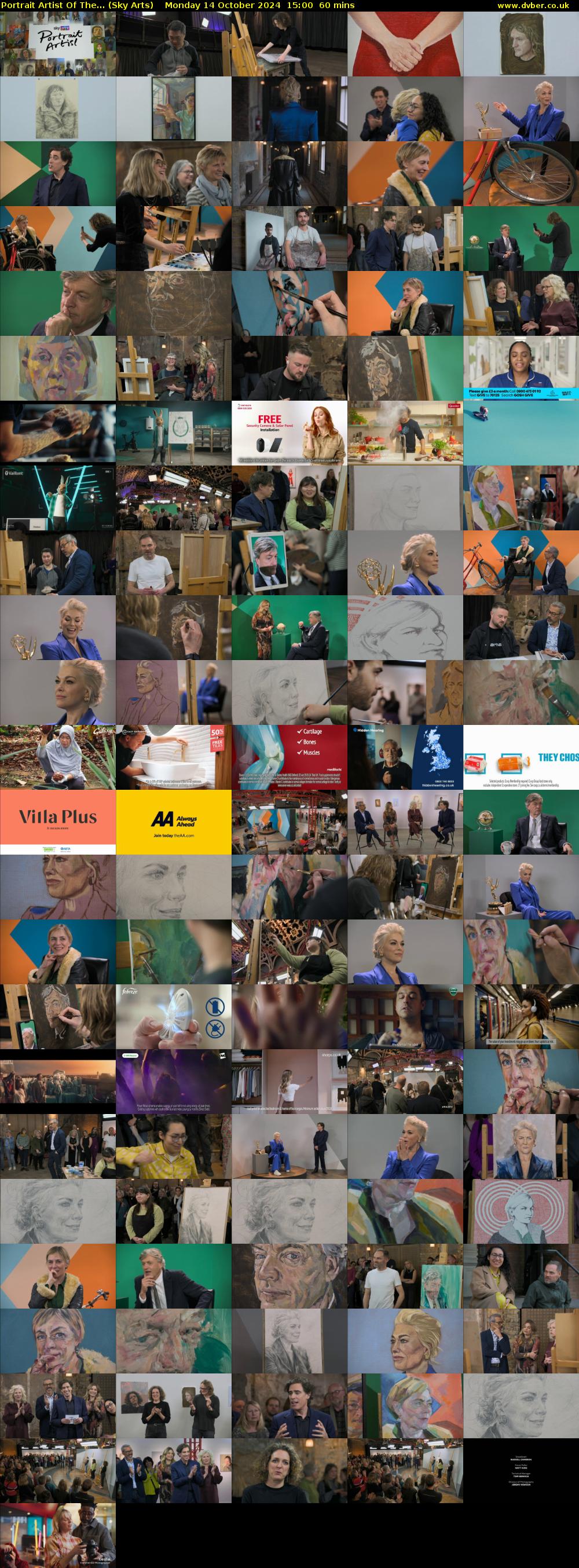 Portrait Artist Of The... (Sky Arts) Monday 14 October 2024 15:00 - 16:00