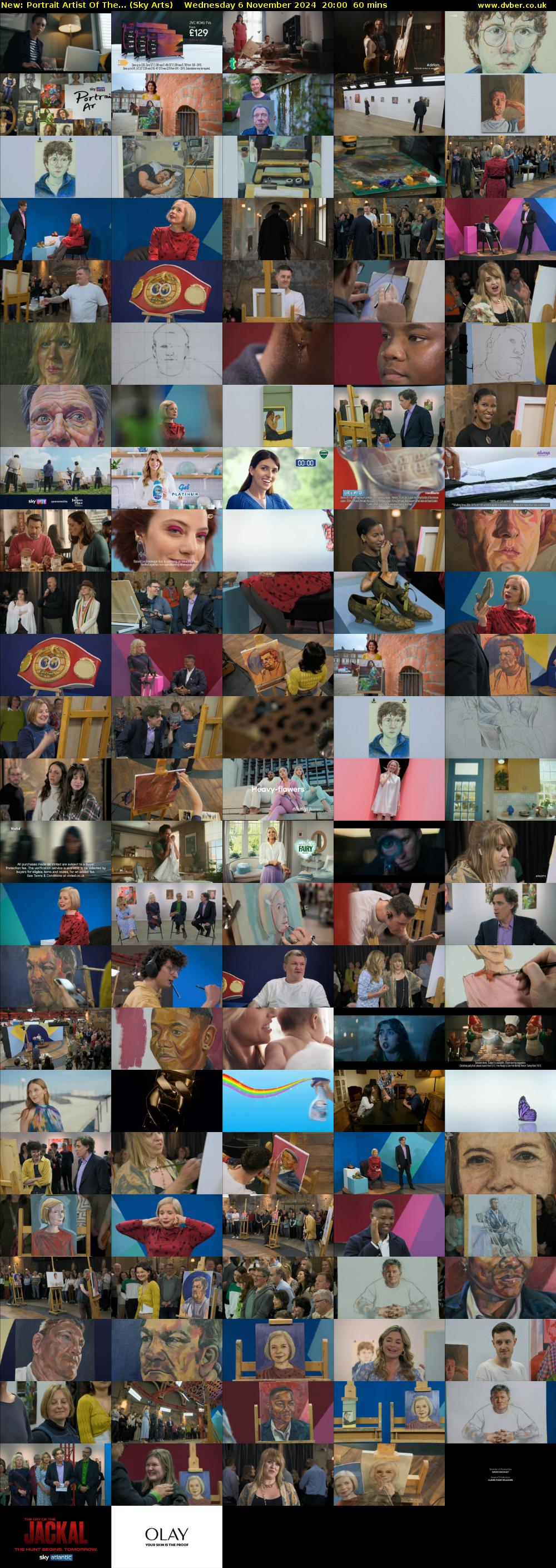 Portrait Artist Of The... (Sky Arts) Wednesday 6 November 2024 20:00 - 21:00