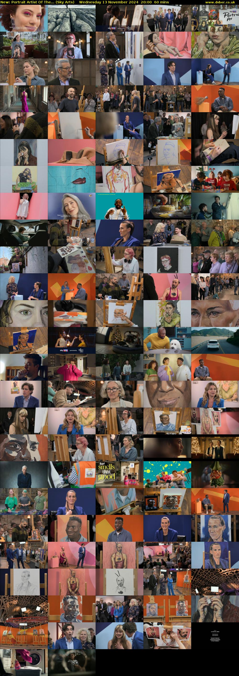 Portrait Artist Of The... (Sky Arts) Wednesday 13 November 2024 20:00 - 21:00