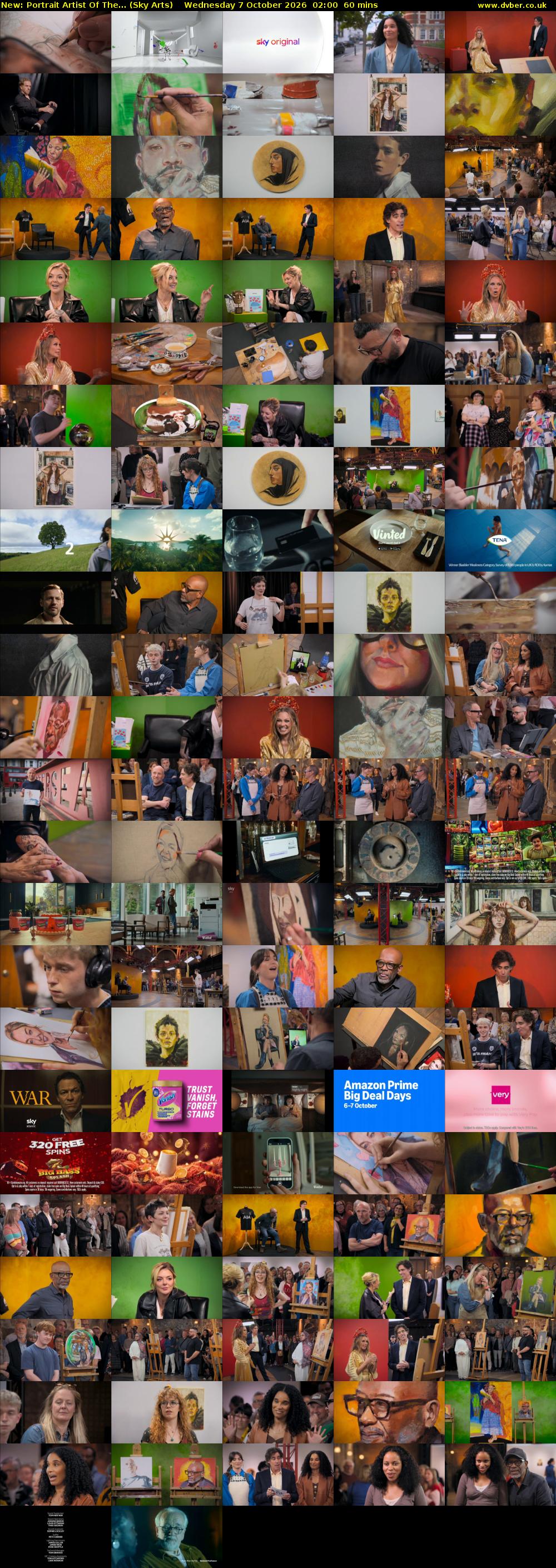 Portrait Artist Of The... (Sky Arts) Wednesday 7 October 2026 02:00 - 03:00
