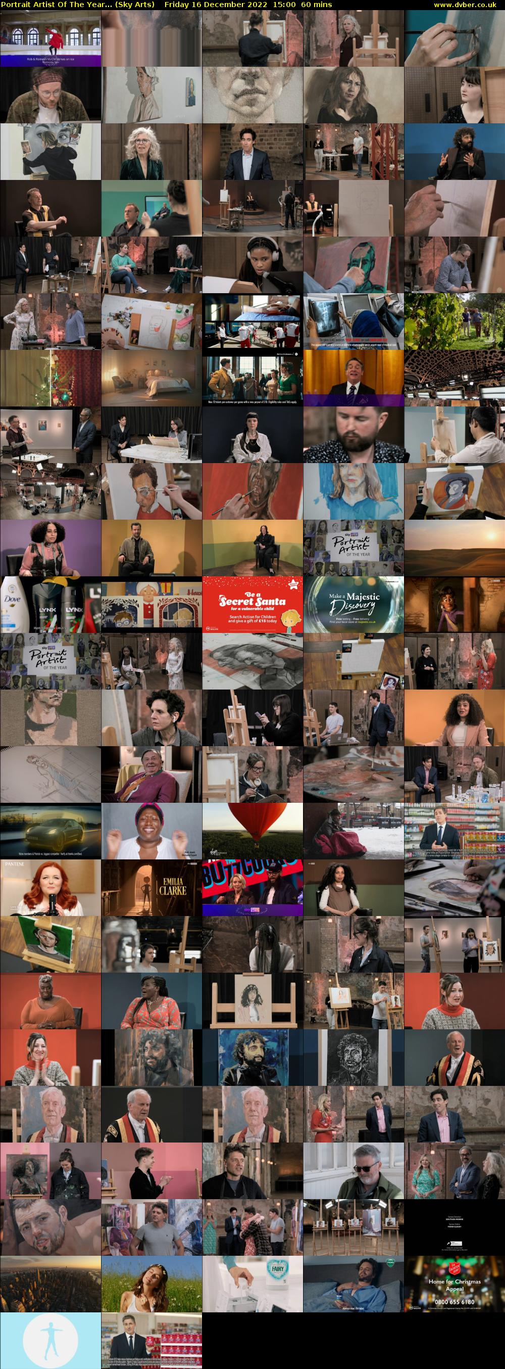 Portrait Artist Of The Year... (Sky Arts) Friday 16 December 2022 15:00 - 16:00