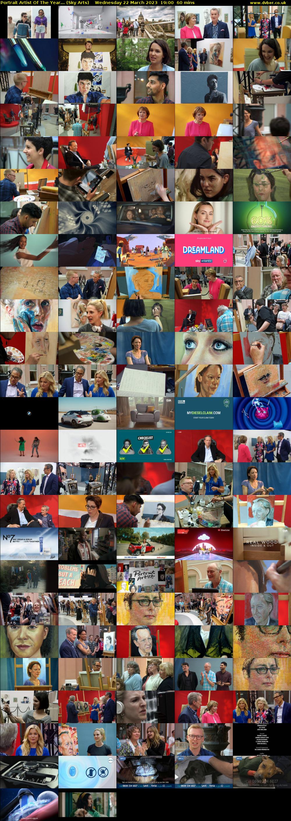 Portrait Artist Of The Year... (Sky Arts) Wednesday 22 March 2023 19:00 - 20:00