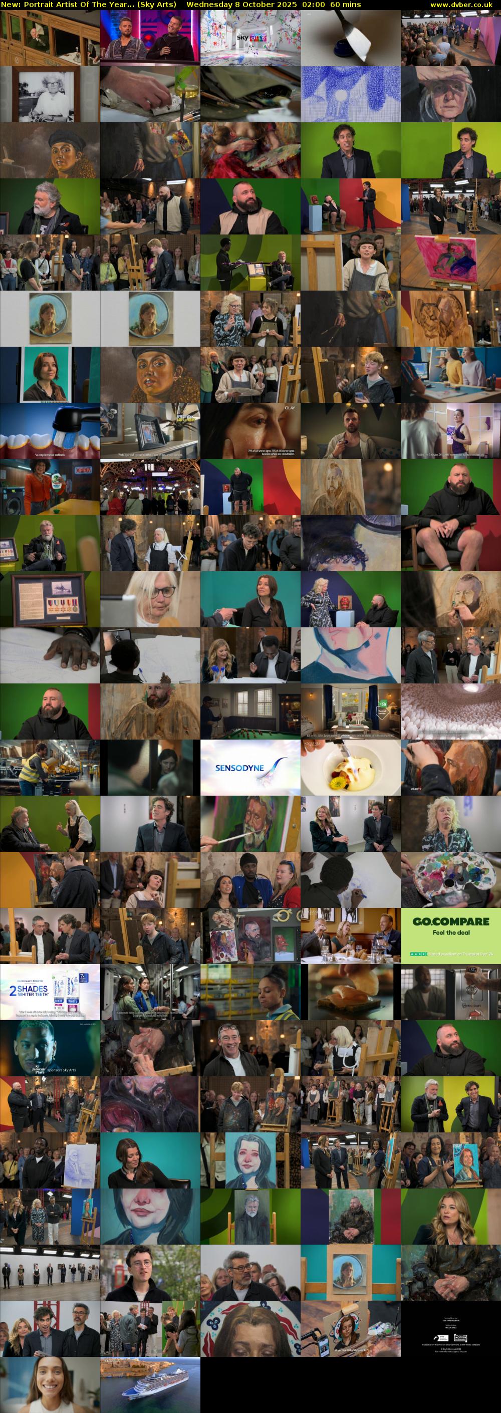 Portrait Artist Of The Year... (Sky Arts) Wednesday 8 October 2025 02:00 - 03:00