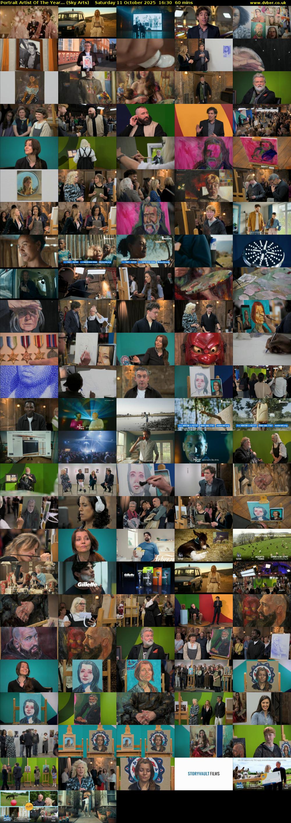 Portrait Artist Of The Year... (Sky Arts) Saturday 11 October 2025 16:30 - 17:30