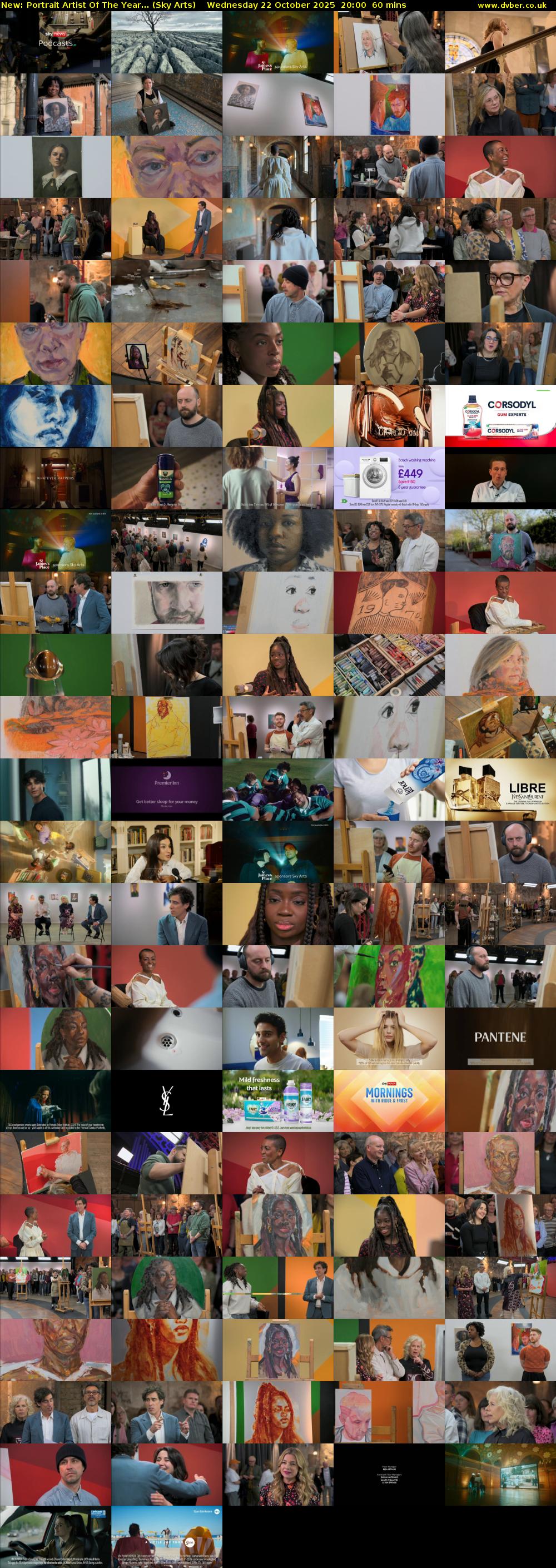 Portrait Artist Of The Year... (Sky Arts) Wednesday 22 October 2025 20:00 - 21:00