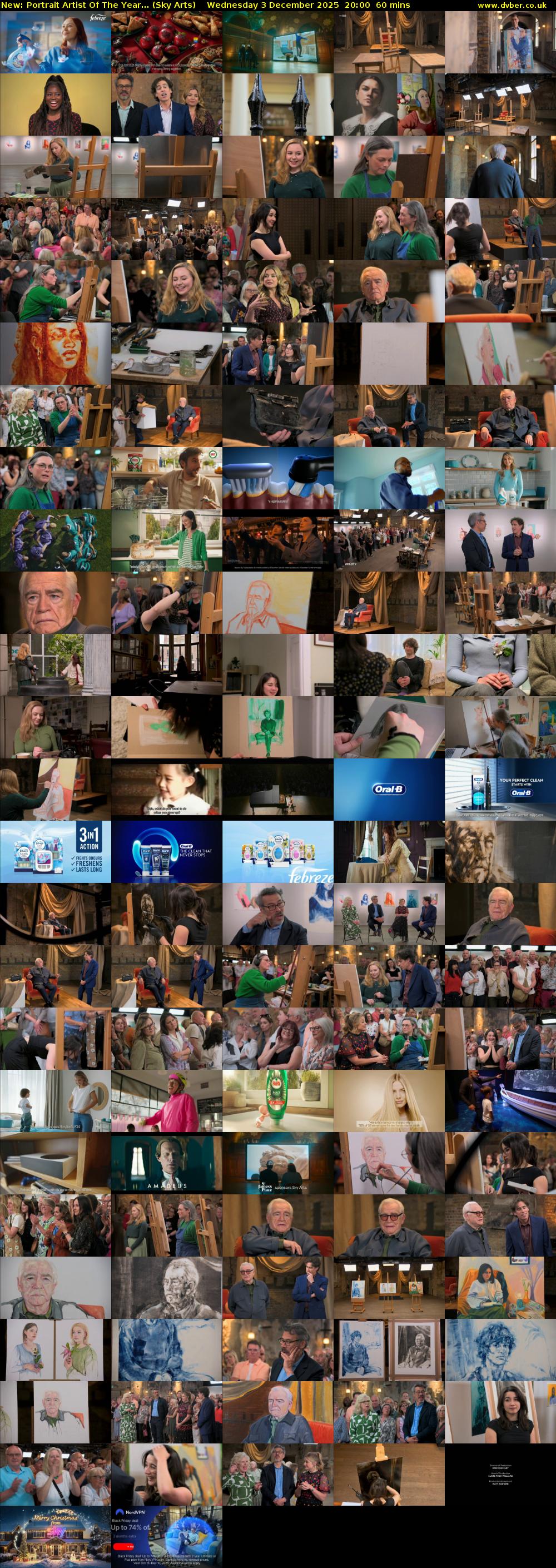 Portrait Artist Of The Year... (Sky Arts) Wednesday 3 December 2025 20:00 - 21:00