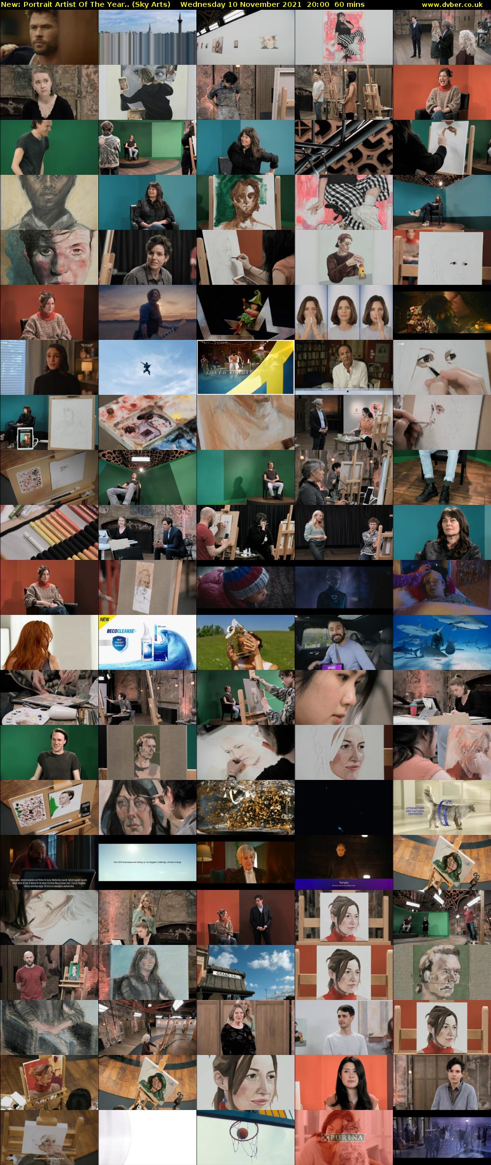 Portrait Artist Of The Year.. (Sky Arts) Wednesday 10 November 2021 20:00 - 21:00