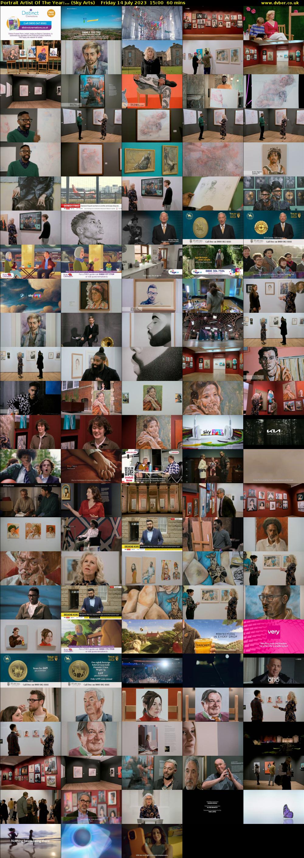 Portrait Artist Of The Year:... (Sky Arts) Friday 14 July 2023 15:00 - 16:00