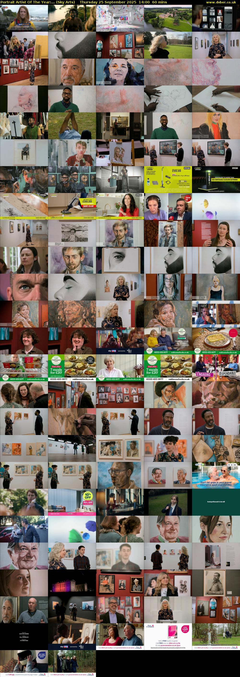Portrait Artist Of The Year:... (Sky Arts) Thursday 25 September 2025 14:00 - 15:00