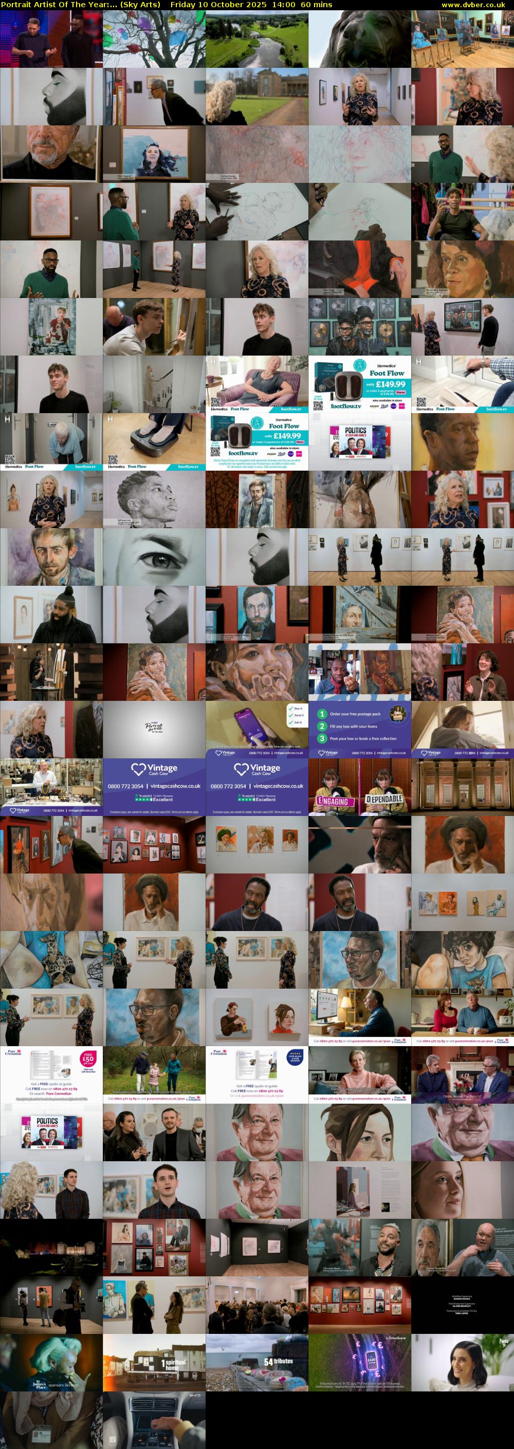 Portrait Artist Of The Year:... (Sky Arts) Friday 10 October 2025 14:00 - 15:00