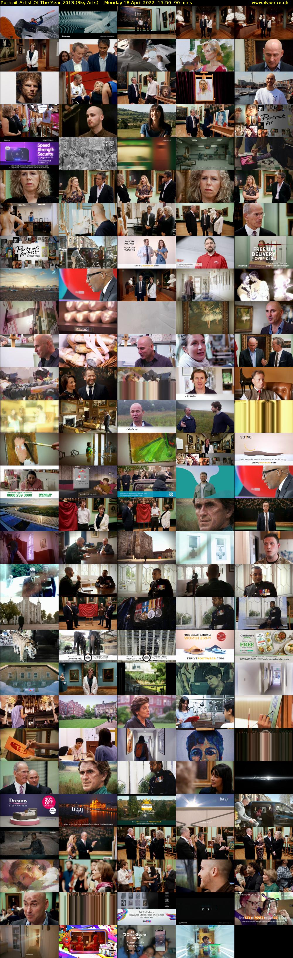 Portrait Artist Of The Year 2013 (Sky Arts) Monday 18 April 2022 15:50 - 17:20