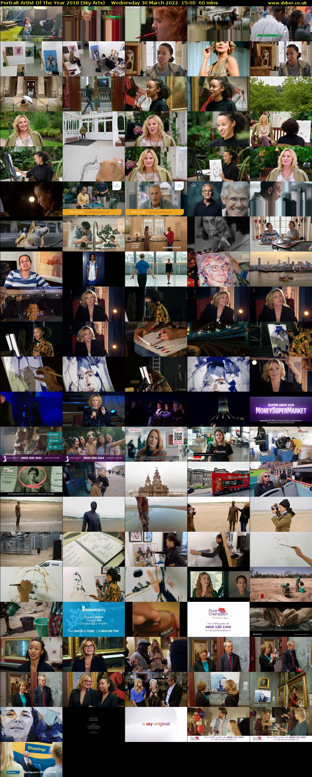 Portrait Artist Of The Year 2018 (Sky Arts) Wednesday 30 March 2022 15:00 - 16:00