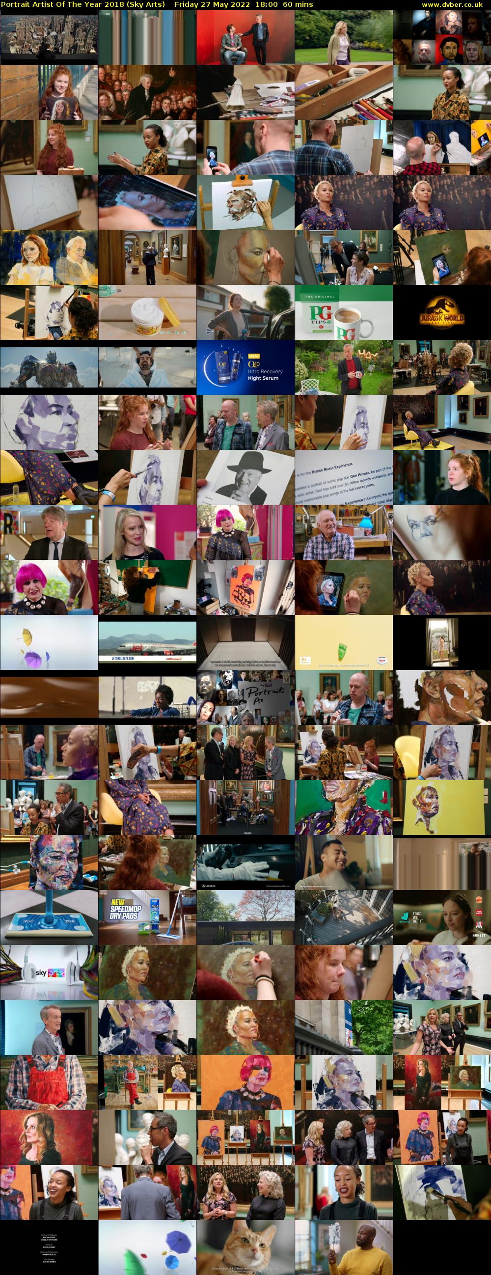 Portrait Artist Of The Year 2018 (Sky Arts) Friday 27 May 2022 18:00 - 19:00