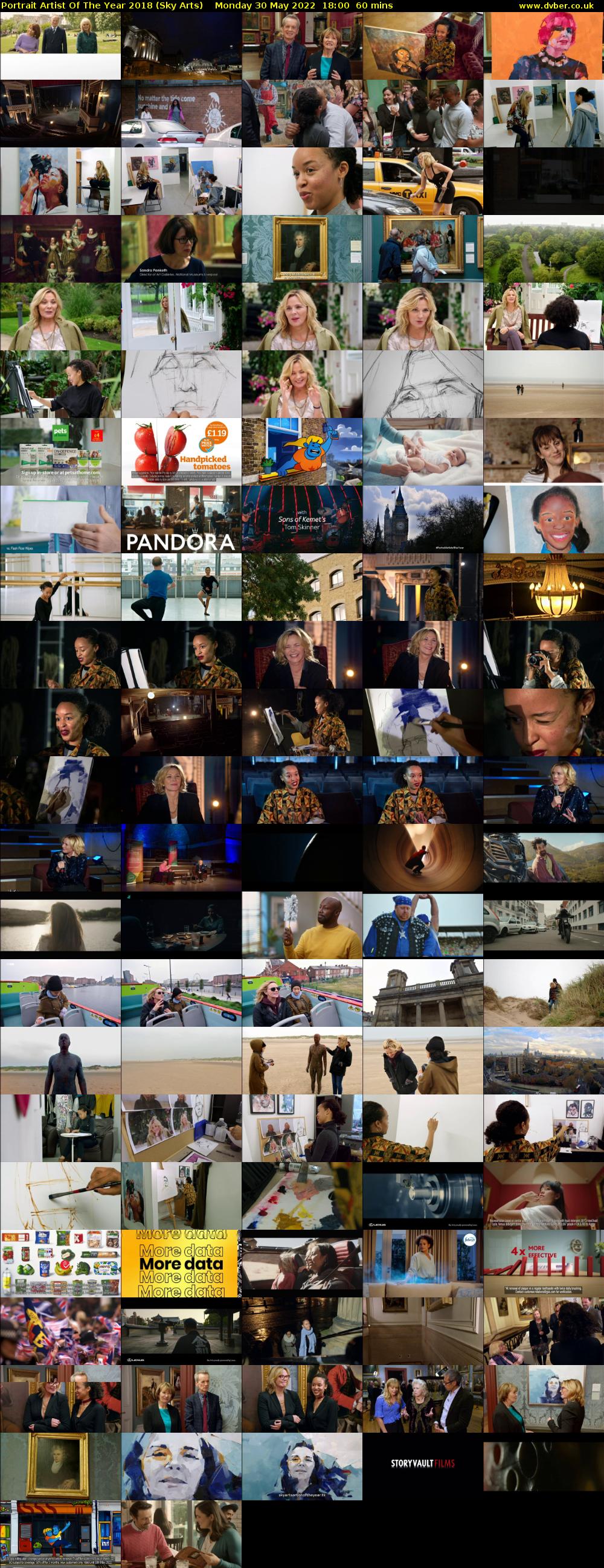 Portrait Artist Of The Year 2018 (Sky Arts) Monday 30 May 2022 18:00 - 19:00