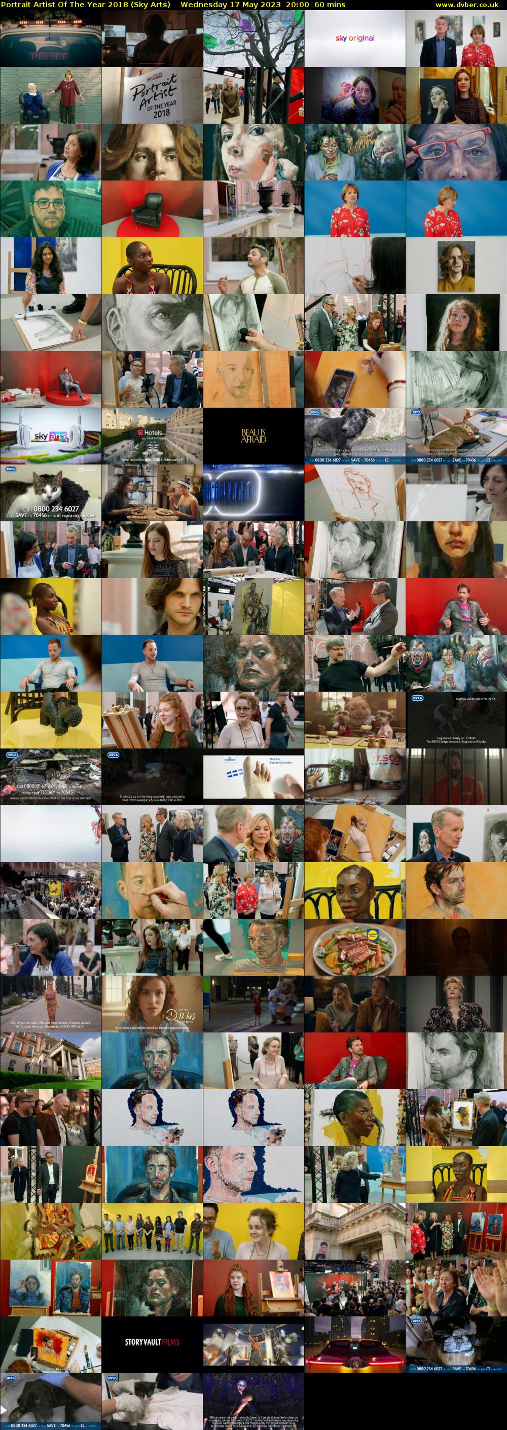 Portrait Artist Of The Year 2018 (Sky Arts) Wednesday 17 May 2023 20:00 - 21:00