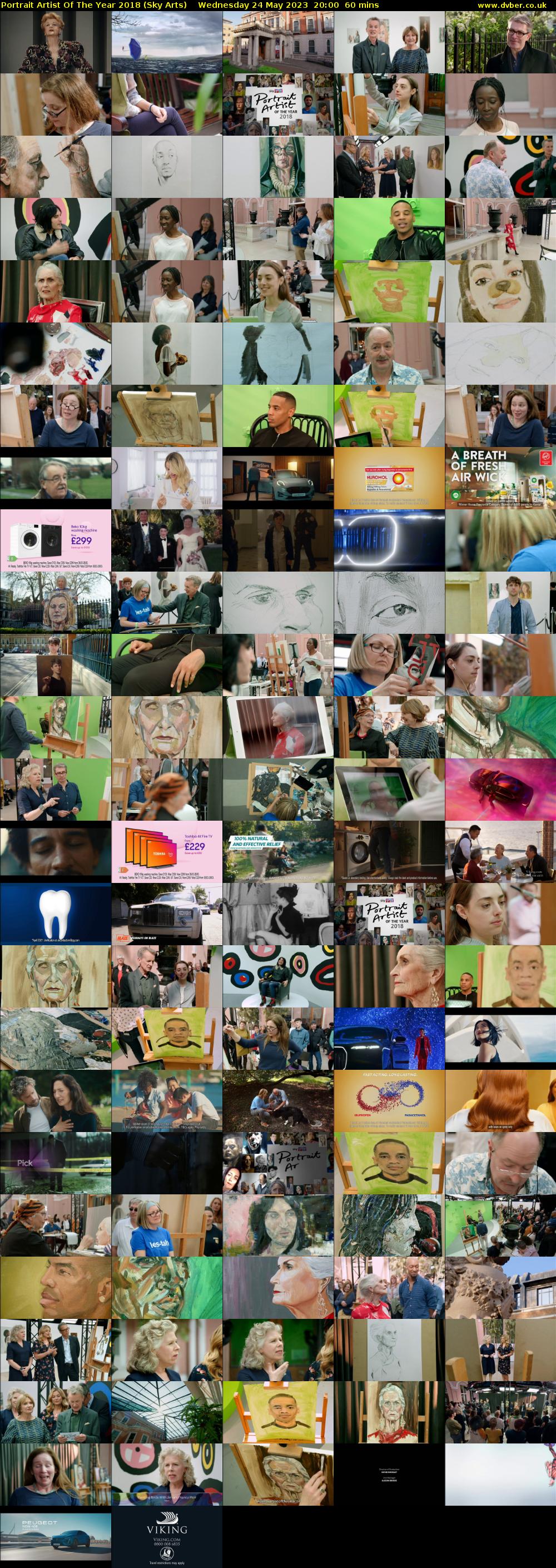 Portrait Artist Of The Year 2018 (Sky Arts) Wednesday 24 May 2023 20:00 - 21:00