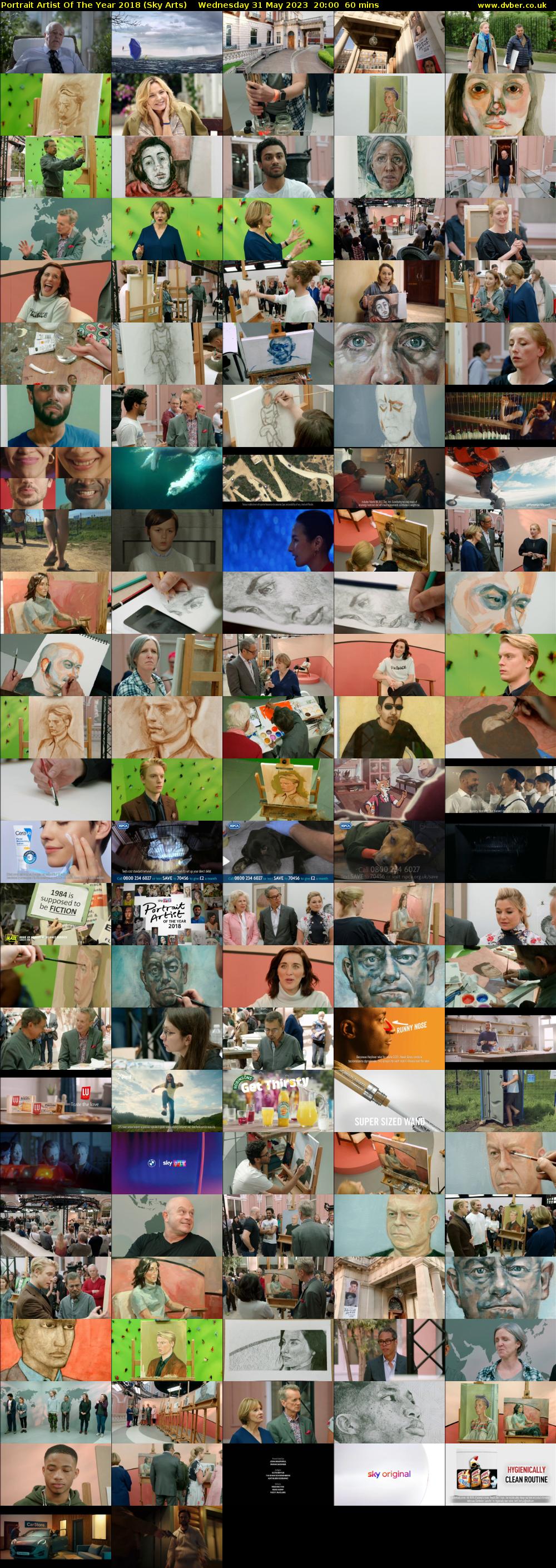 Portrait Artist Of The Year 2018 (Sky Arts) Wednesday 31 May 2023 20:00 - 21:00